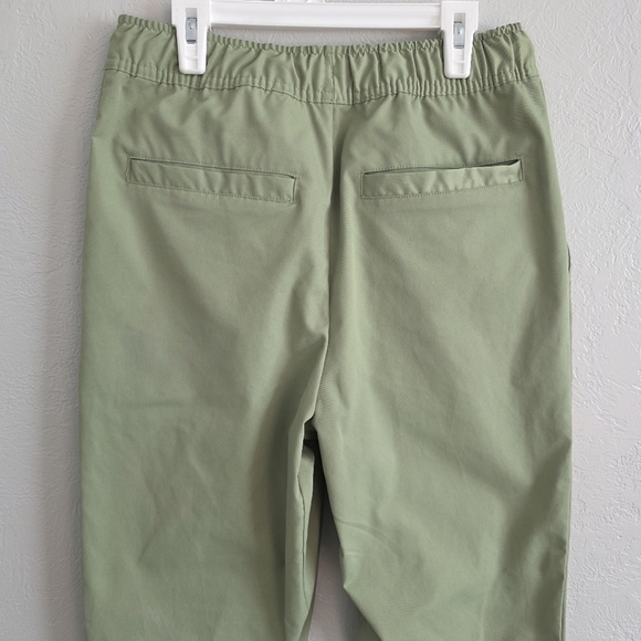 Nike Mens Club Pants Green Woven Tapered Leg Drawstring Sports DX0623-386 Size S - Picture 6 of 10